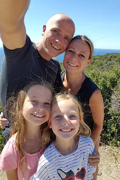 Met de familie op Corsica